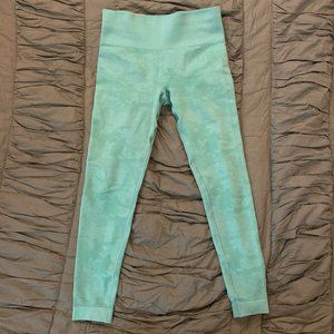 Gymshark Camo Seamless Leggings - Light Green